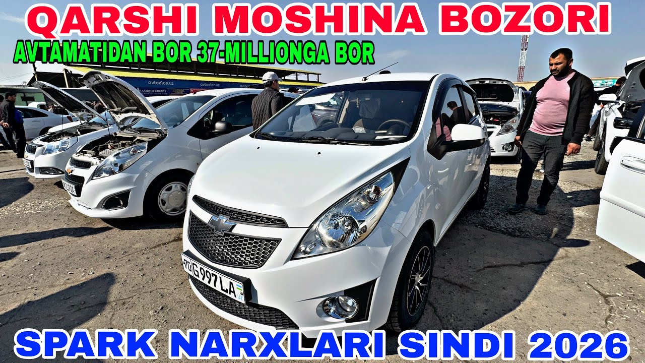 2-QARSHI MOSHINA BOZORIDAN SPARK NARXLARI 2026