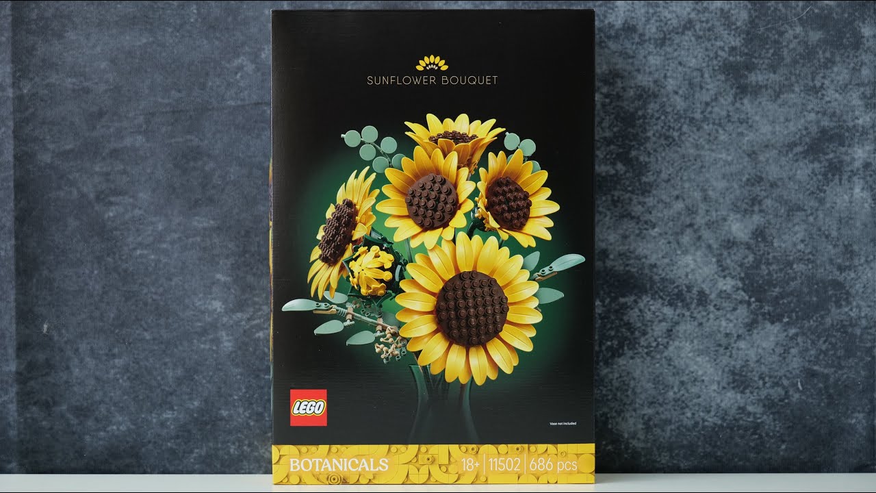 LEGO Botanicals 11502 Bukiet słonecznik&oacute;w &ndash; recenzja LEGO Speed ​​Build