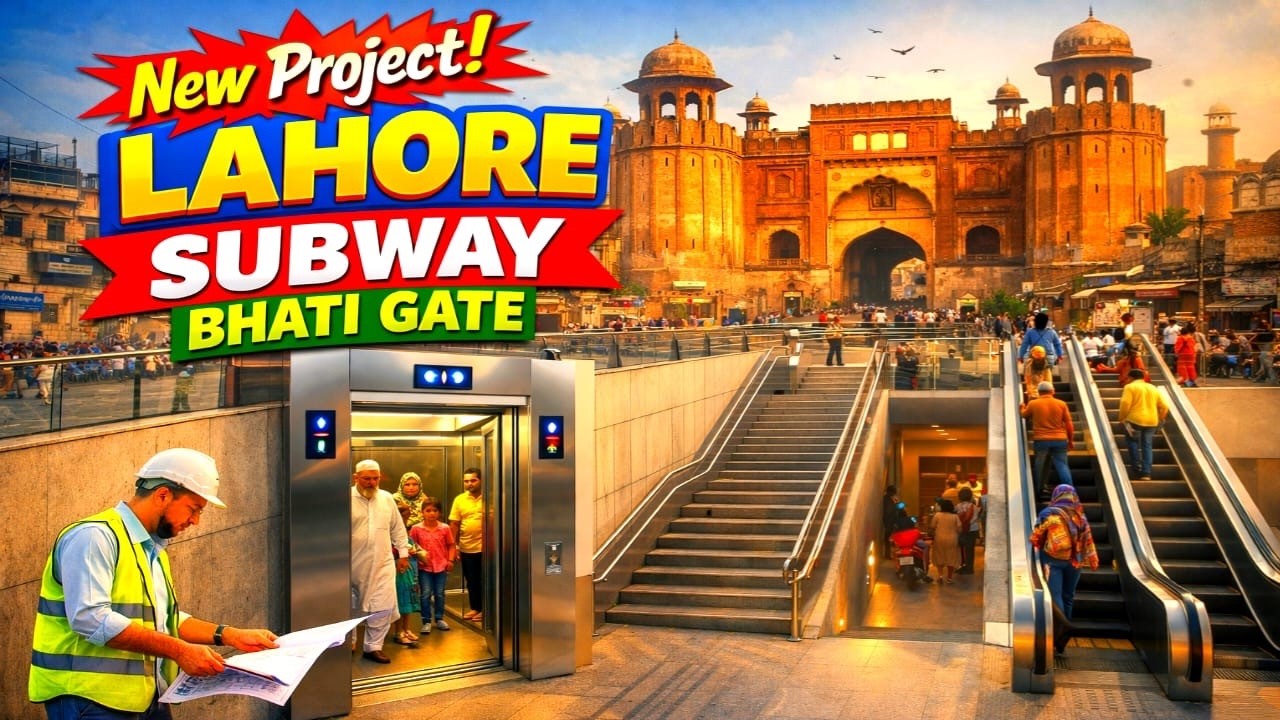 Data Darbar Lahore Project ll Latest Video Subway ll Underpass Start Also ll Video According to Map