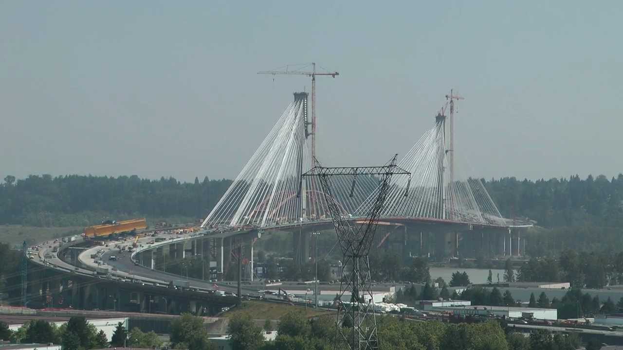 WIDEST BRIDGE IN THE WORLD NEW PORT MANN BRIDGE IN BRITISH COLUMBIA CANADA E.B.ENTERPRISES