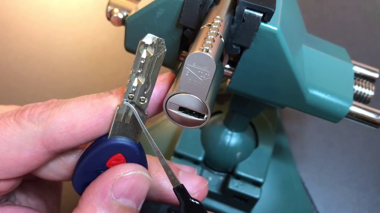 [344] Mauer NW4 Euro Profile Cylinder Picked and Gutted