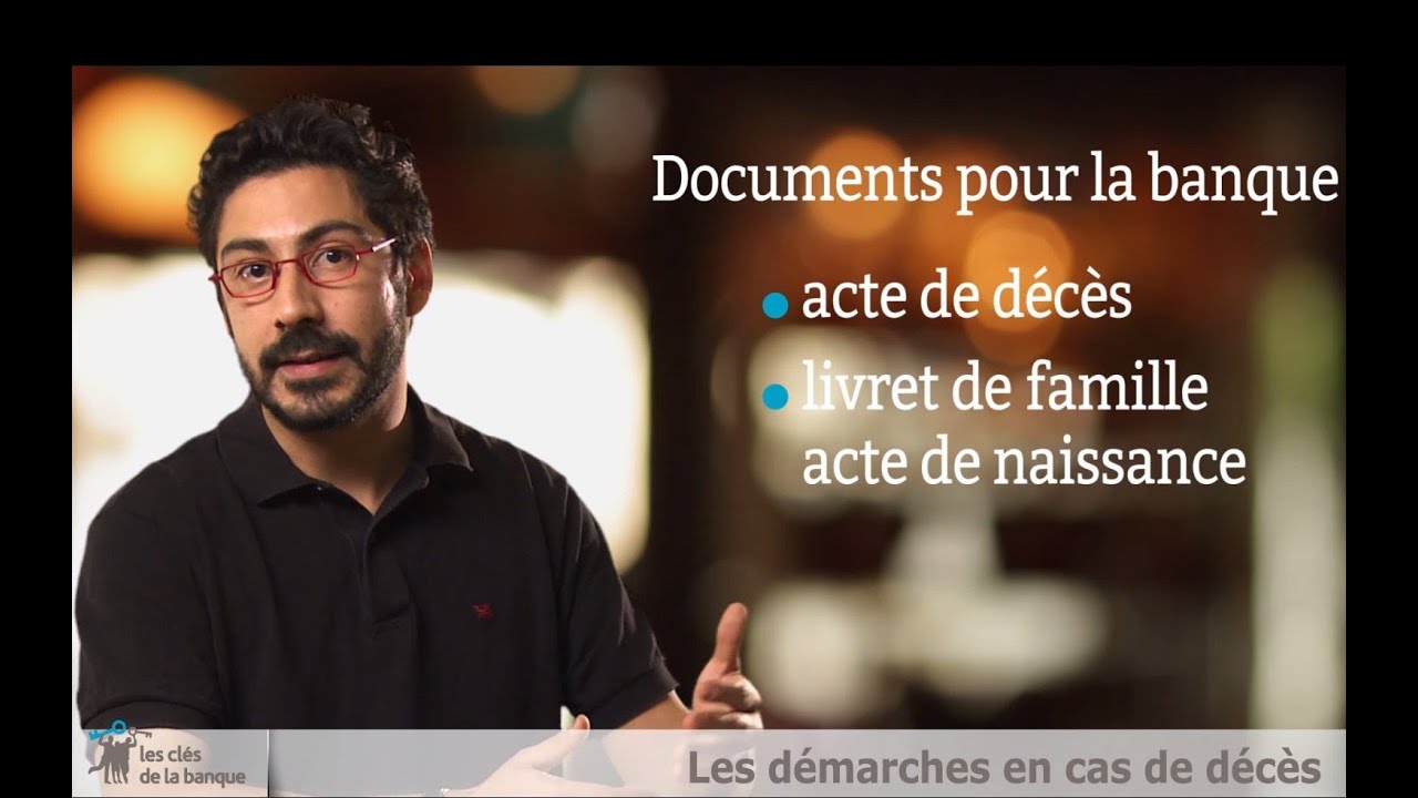 Les démarches bancaires en cas de décès