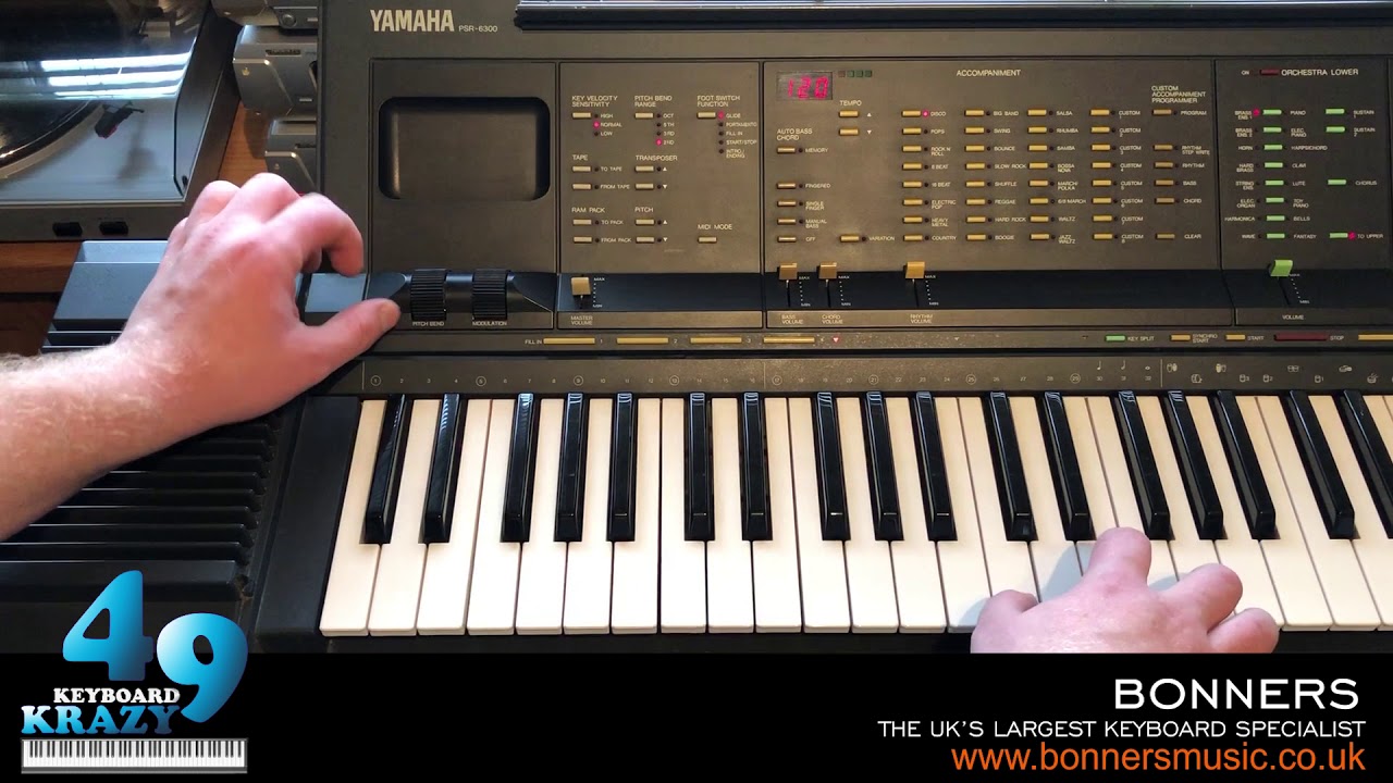 Клавиатура Yamaha PSR-6300 — обучающее видео