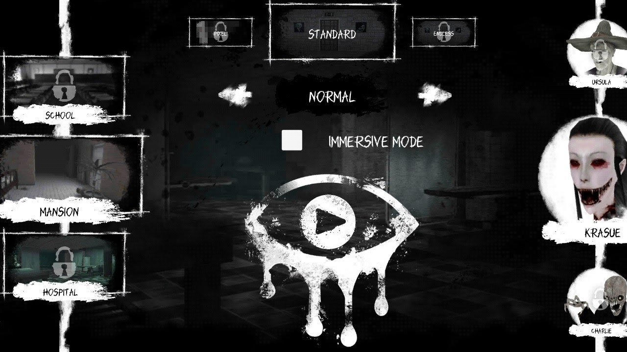 واخيرا هربت من لعبه شارلي والعيون المرعبه ،Eye TheHorror