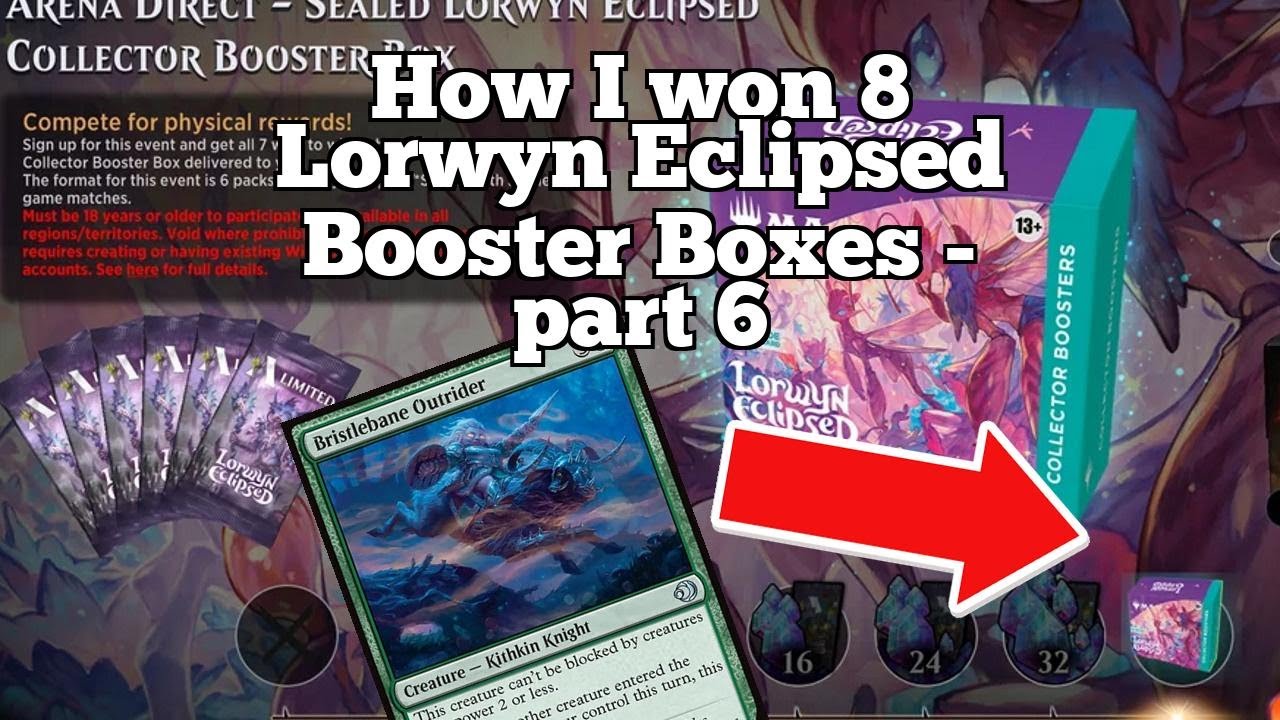 How I won 8 Lorwyn Eclipsed Booster Boxes - part 6 | Lorwyn Eclipsed Sealed | Win-A-Box | MTG Arena