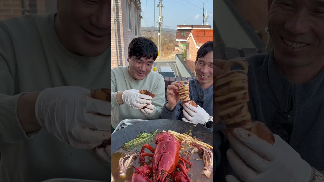 Lần đầu Dượng Sáu trải nghiệm đồ ăn Hàn Quốc độc lạ