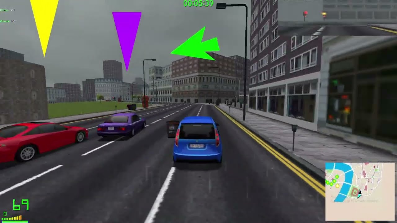 Midtown Madness 2 - London - Checkpoint 5 - South Bank Brawl - MODIFIED OPPONENTS - Professional
