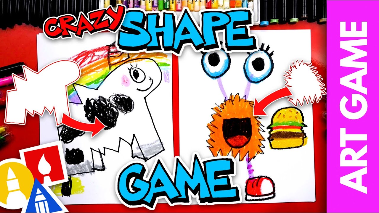 Crazy Shape Drawing Game With Olivia - Art Game