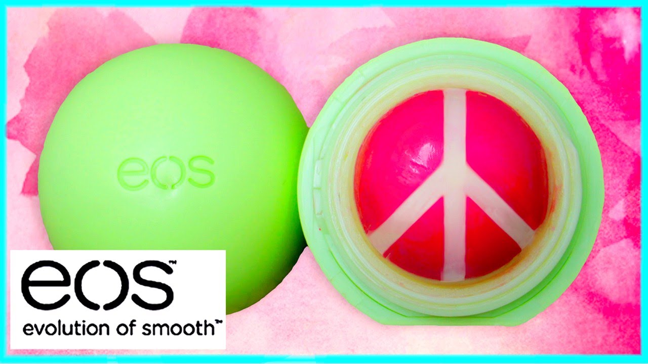 DIY EOS lip balm: peace sign design! EASY