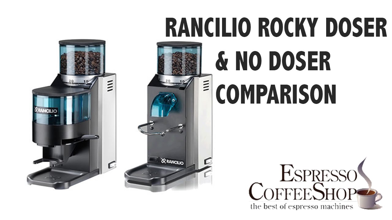Rancilio Rocky Doser & No Doser unboxing and comparison