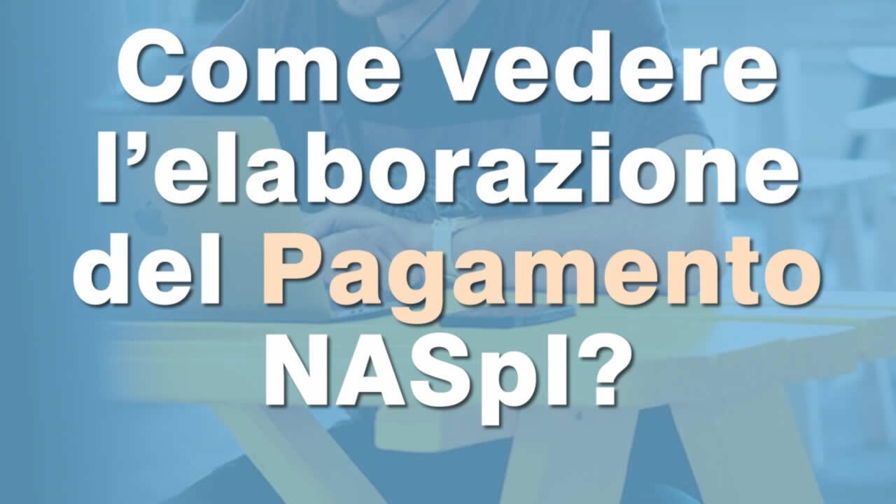 COME VEDERE L'ELABORAZIONE del PAGAMENTO NASPI ogni MESE? 💰