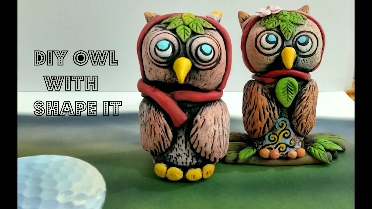 DIY Owl Decor with Shape It Epoxy Clay