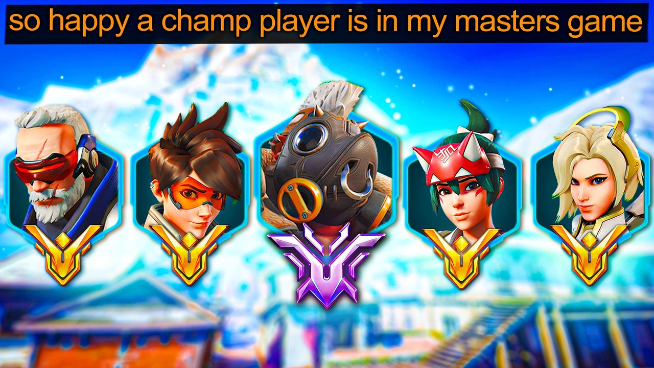 What a Champion SMURF looks like in a Masters lobby! | Overwatch