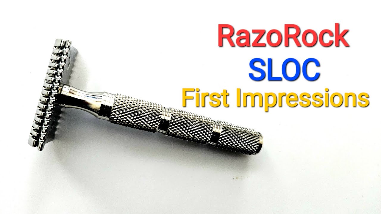 RazoRock SLOC DE Safety Razor. Lothur Namkha Soap & Splash. Big Ben Blade.