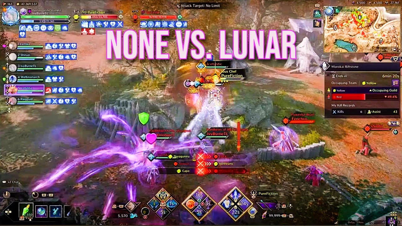 Throne & Liberty Invocator - Wargame None vs. Lunar - Staff & Wand Healer
