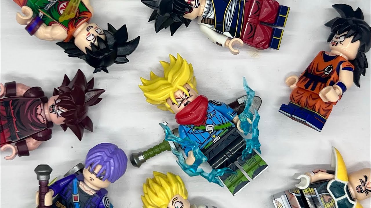 LEGO Dragon Ball| TRUNKS | Goku | GOHAN |Unofficial Lego Minifigures WM