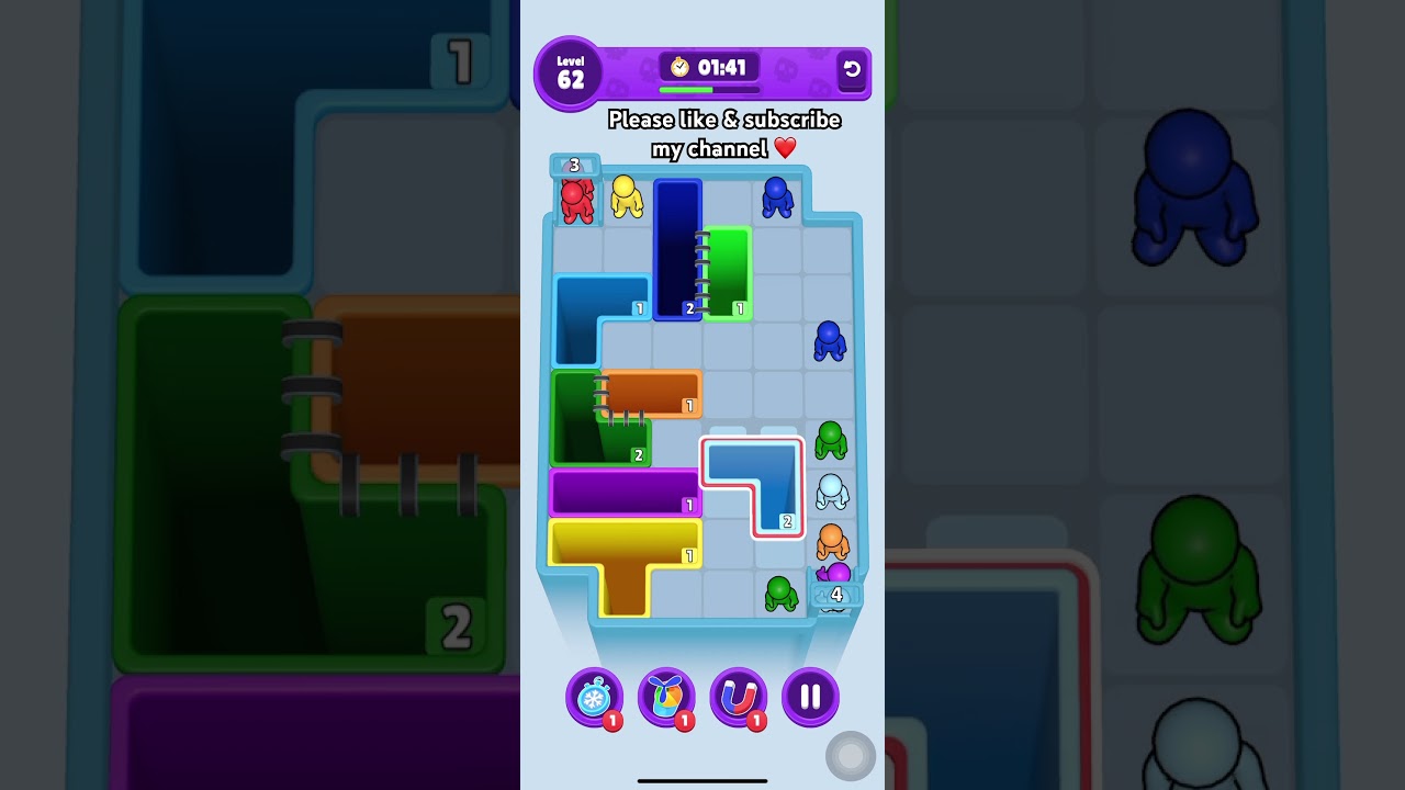 Drop Away level 62 Walkthrough #dropaway