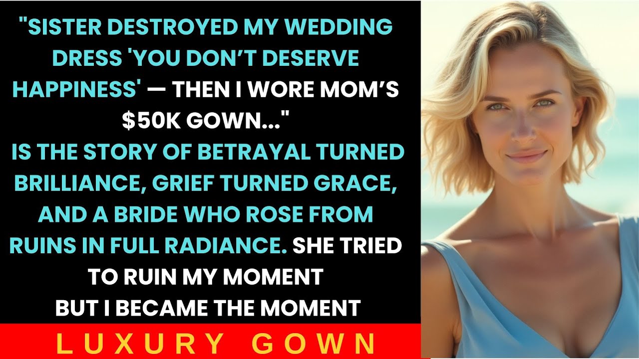 SISTER Destroyed My Wedding Dress 