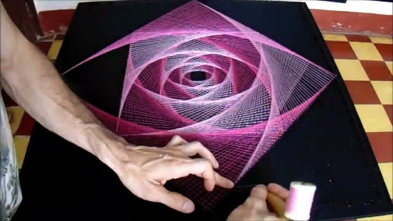 string art laberinto segunda parte por jorge de la tierra