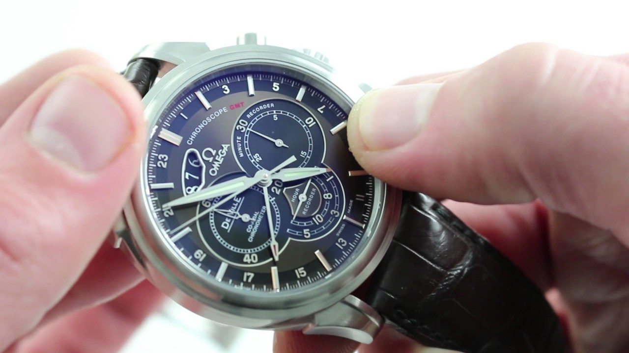 Обзор подержанных часов Omega DeVille Chronoscope GMT 422.13.44.52.13.001 класса люкс