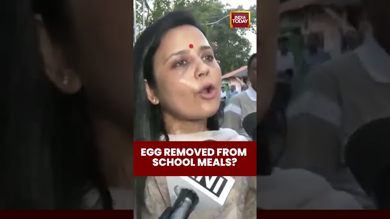 Mahua Moitra Slams Egg Removal from Mid-Day Meals #mahuamoitra #middaymeals #eggs #tmc #westbengal