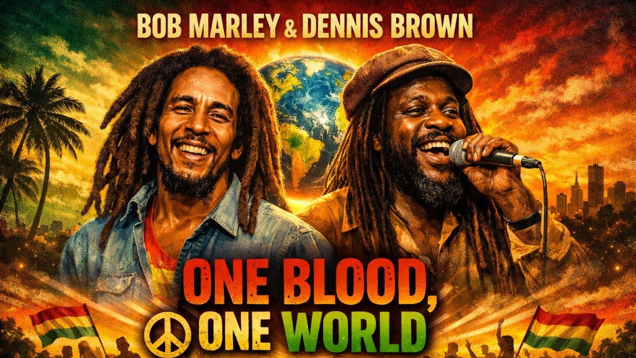 Bob Marley Ft Dennis Brown - One Blood, One World (Official Video 2026)