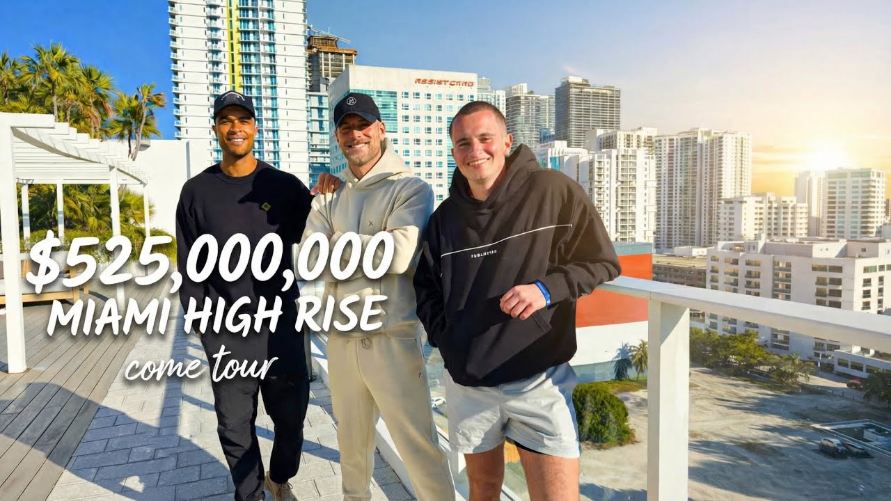 Come Tour A $525 Million Dollar Miami Influencer High Rise w/ Derek Pratt & Dale Moss