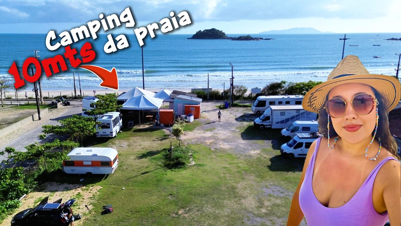 Você PRECISA conhecer esse camping na beira da praia!