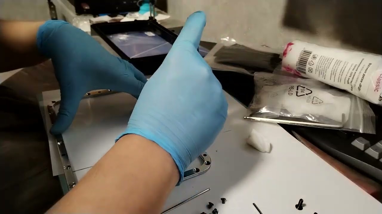 Замена пленки экрана и пленки ванночки на Anycubic Photon Mono X