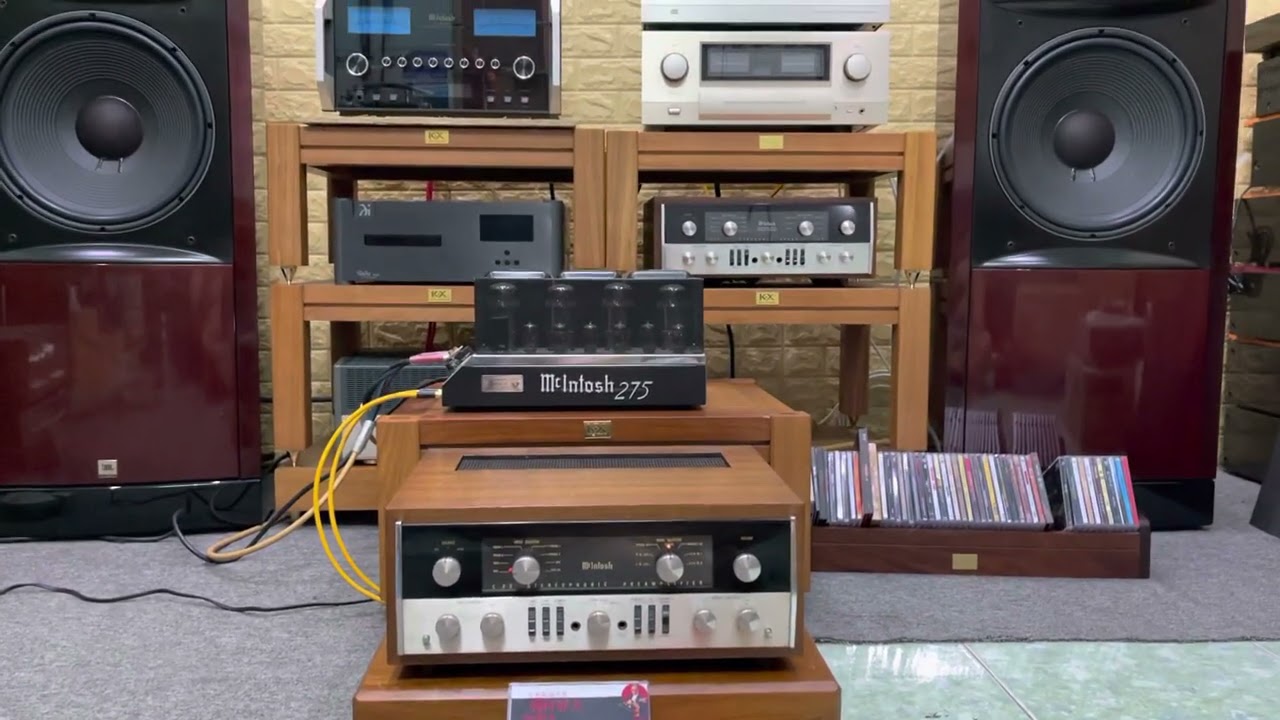 Pre Mcintosh C-22 + Pow 275 + JBL K2 S-9800SE