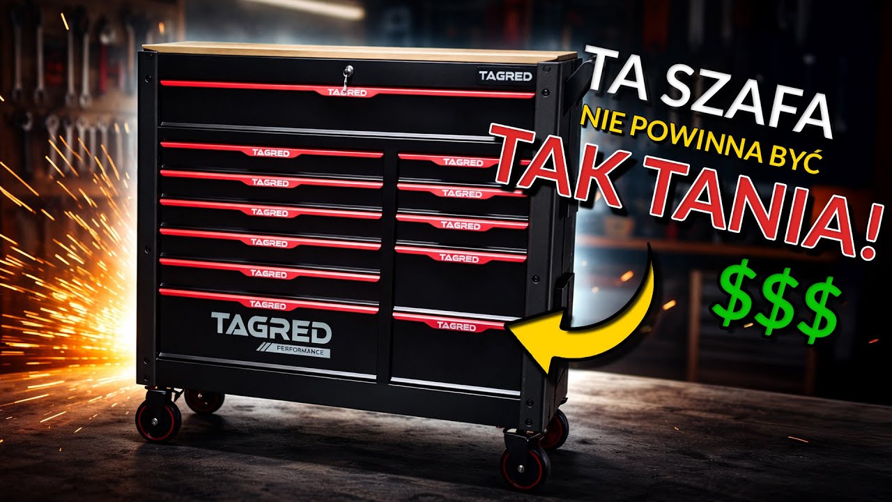 Najlepsza tania szafa warsztatowa? Sprawdzam TAGRED TA186