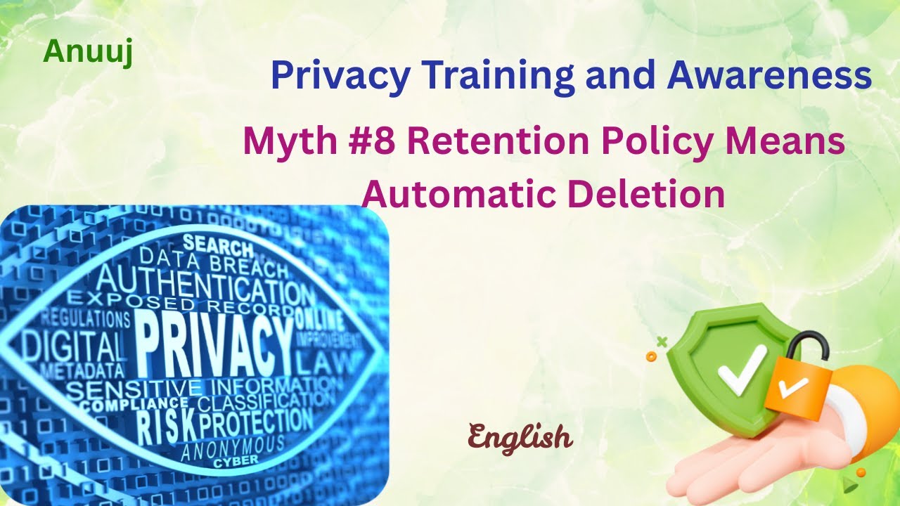 Retention Policy Means Automatic Deletion, English Edition
