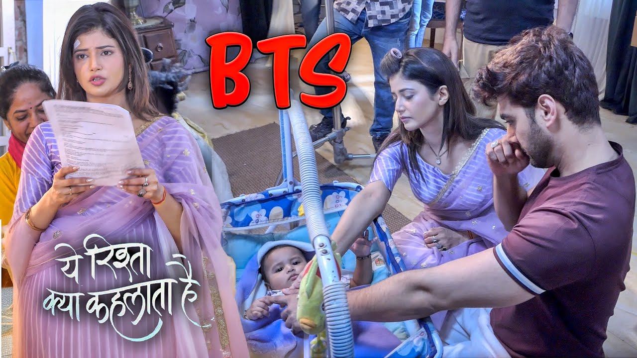 Abhira and Arman Play with Cute Baby BTS | Yeh Rishta Kya Kehlata Hai | BTS