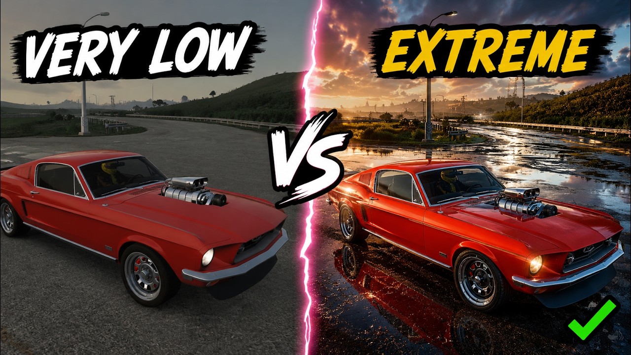 Forza Horizon 5 Graphics Comparison | All graphics settings