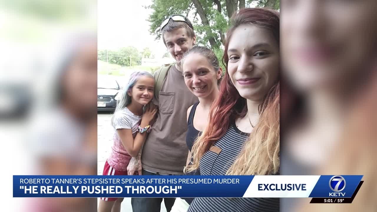 Roberto Tanner's step-sister remembers him as caring and creative after his presumed death