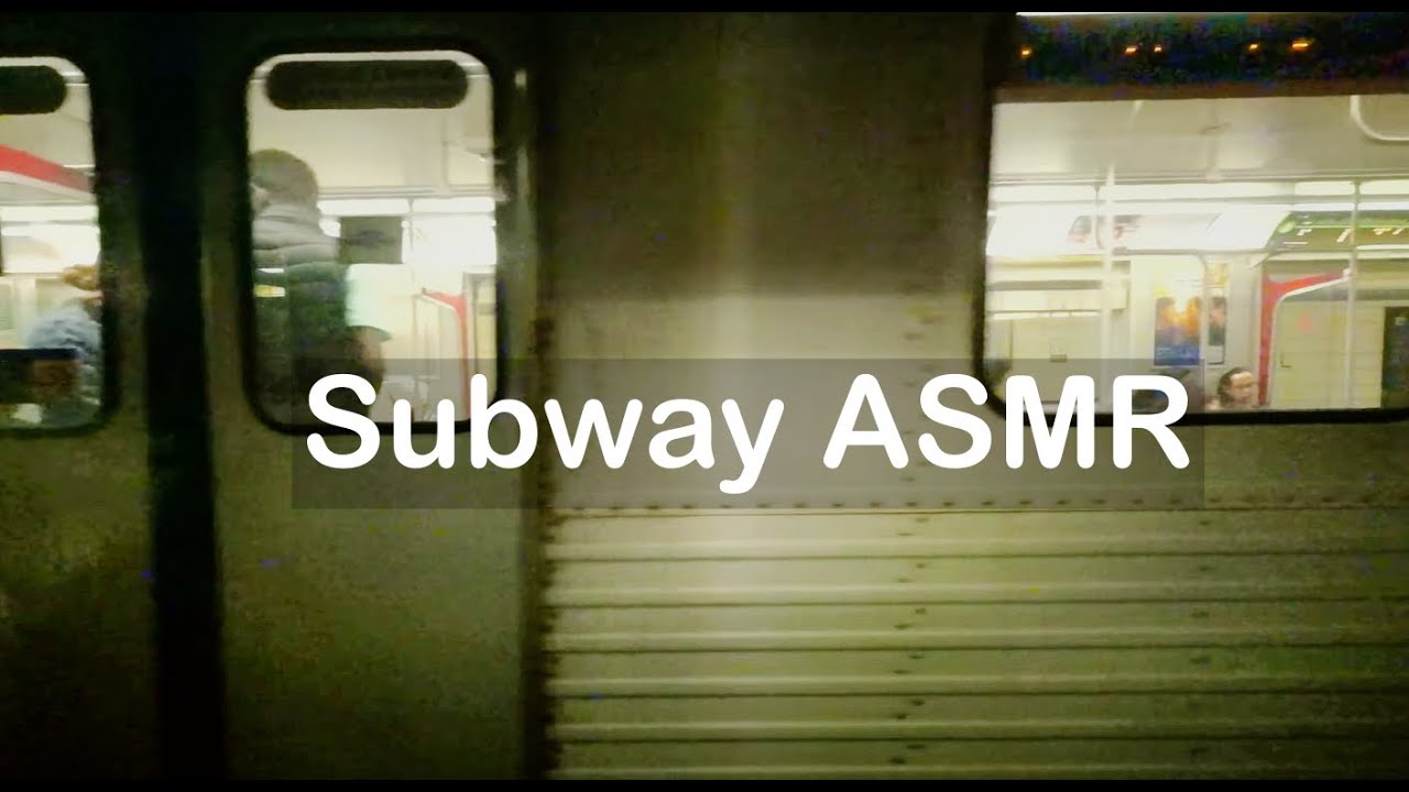 Subway ASMR | Window Seat Train Sounds & Noises | Toronto TTC Rail