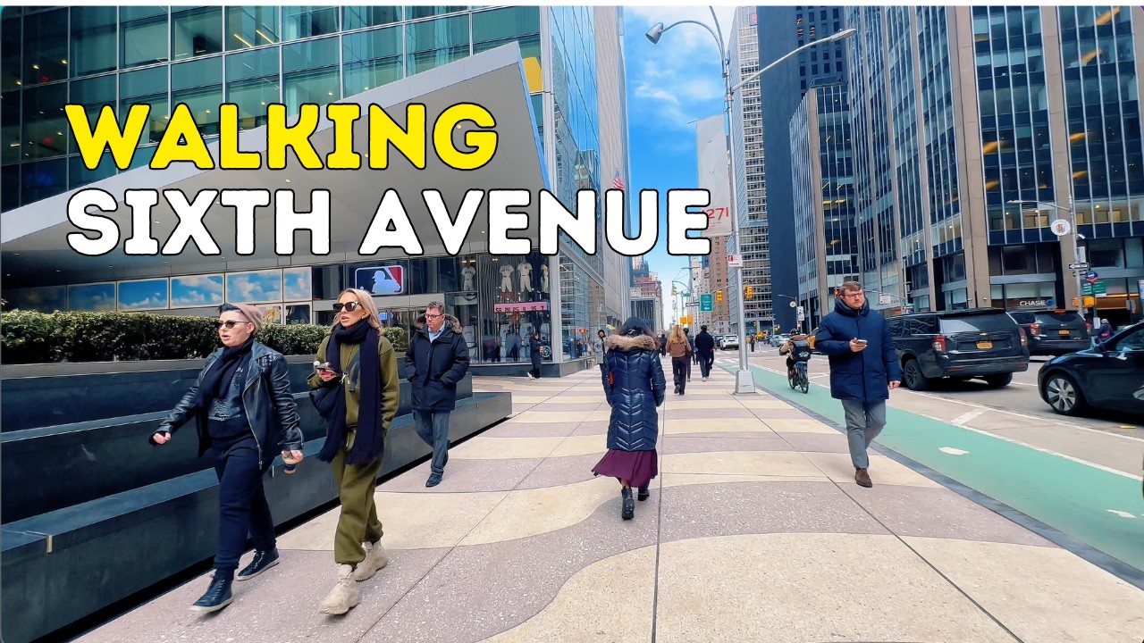Walking Sixth Avenue NYC 4K 🇺🇸 | West 4th St to Central Park | Bryant Park, Macy’s & Radio City