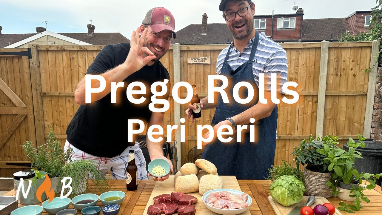 Prego Rolls | Steak and Chicken with homemade Peri-Peri Sauce