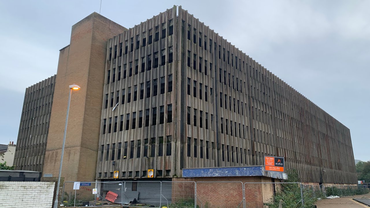 Abandoned NCP car park in Eastbourne