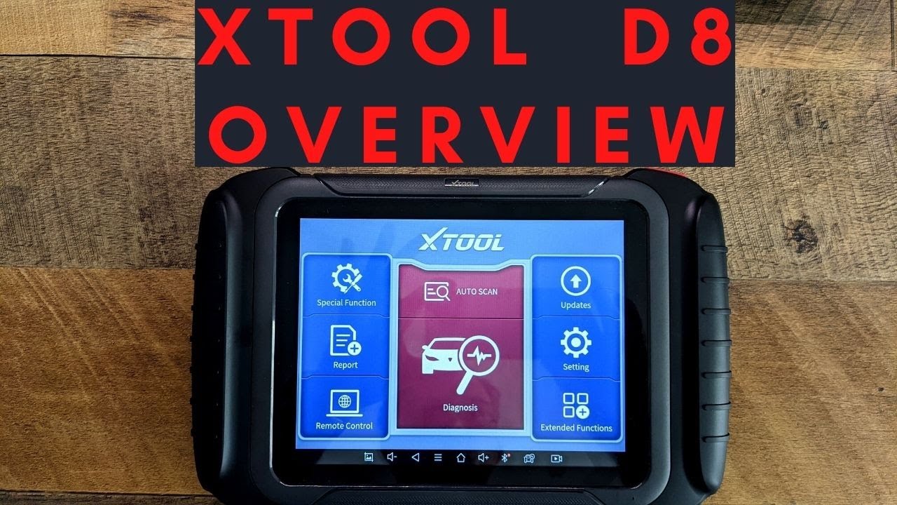 XTOOL D8 Scantool overview