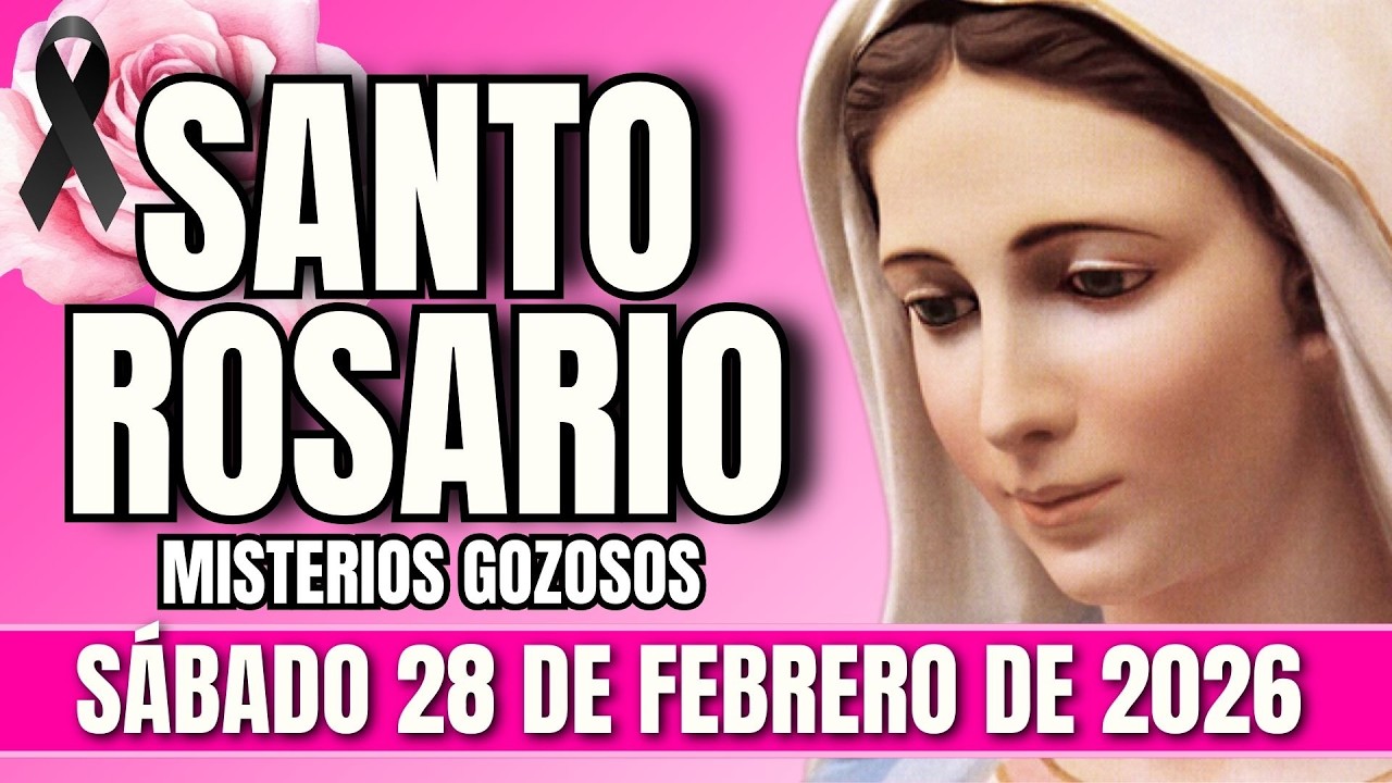 SANTO ROSARIO de HOY 🌹 Sábado 28 de Febrero 2026 | Misterios DOLOROSOS | Rosario completo