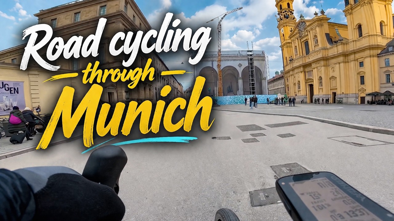 Cycling through Munich / Radeln durch München