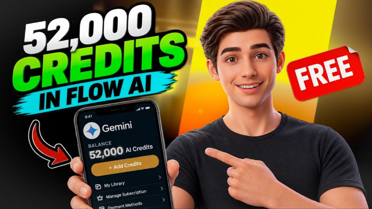 🔥 Google Flow Unlimited Credits FREE | Create AI Videos Easily in 2026