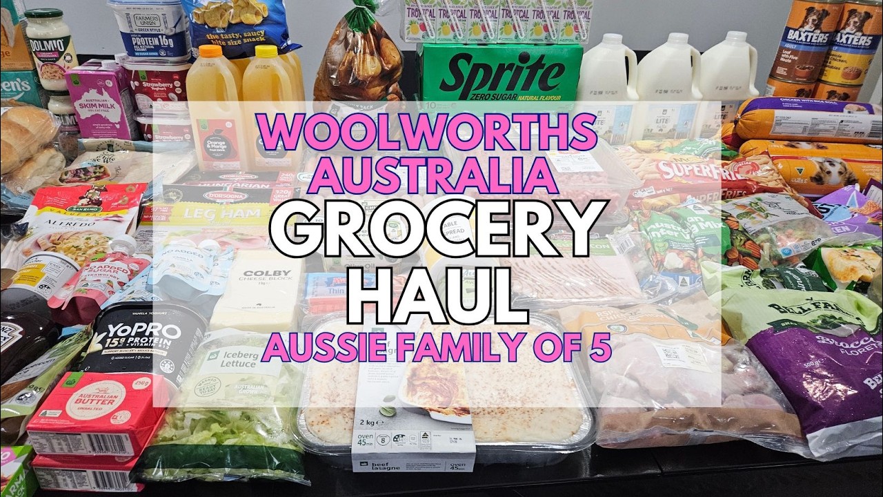 *ОГРОМНАЯ* Покупка продуктов | Австралийская семья из 5 человек | Woolworths Australia