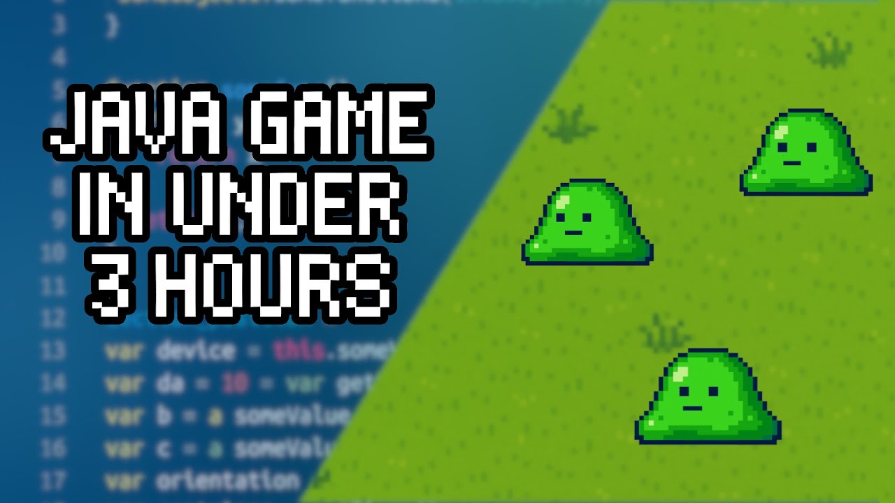 I made a Java Game in under 3 hours