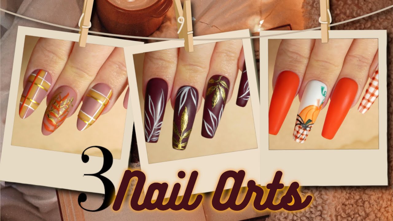 3 Idées de Nail Arts pour l'Automne 🍁