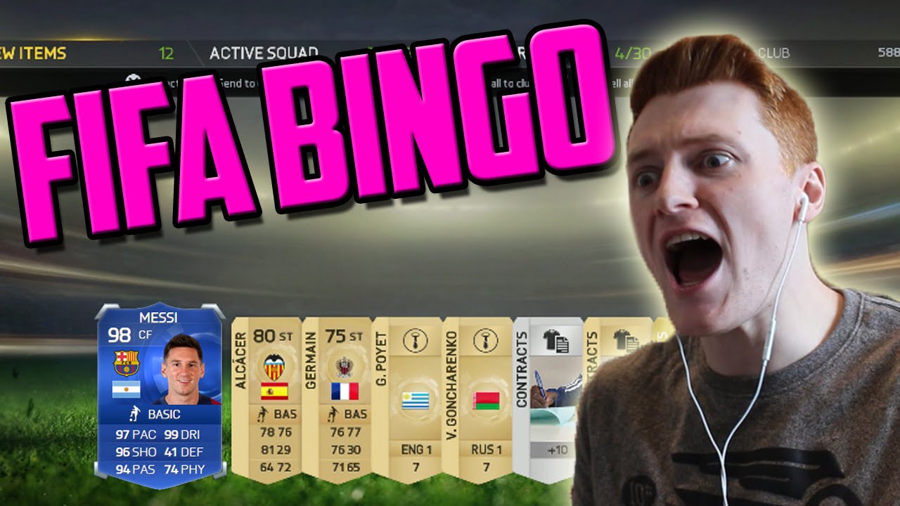 FIFA 15 - FIFA BINGO "OMG WHAT AN EFFING PACK!!!"