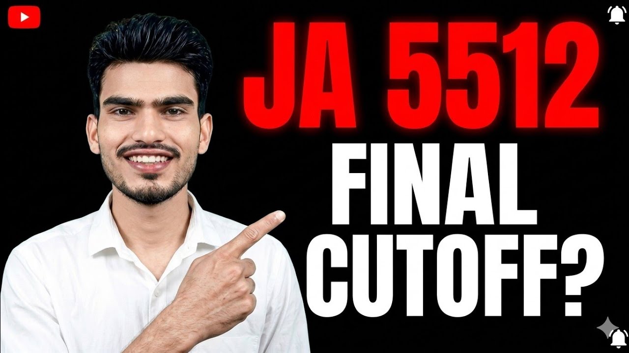 Ja 5512 final result out 2026| ja 5512 final cut| junior assistant 5512 Cutoff 
