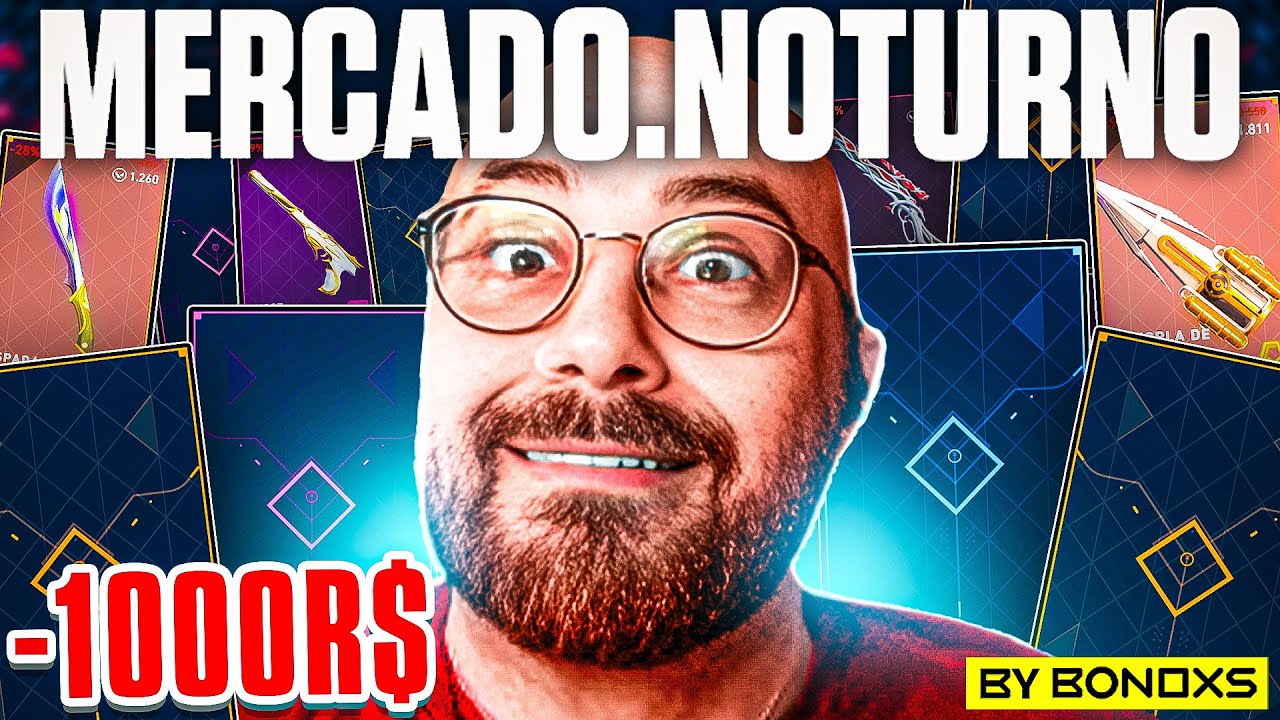 COMPREI R$1000 EM SKINS PROS SUBS | [ADIVINHANDO MERCADO NOTURNO]