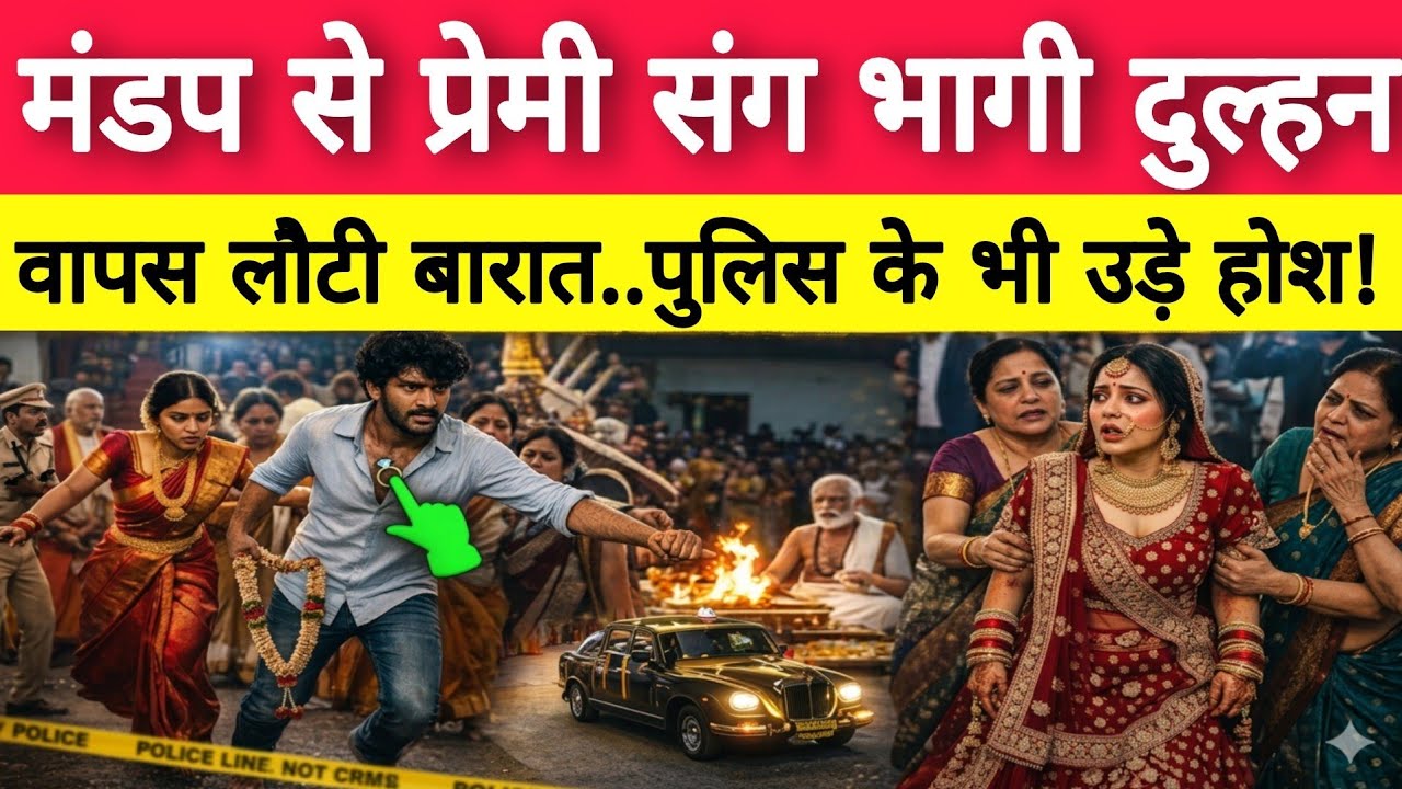 मंडप से प्रेमी संग भागी दुल्हन…दूल्हा देखता रह गया! | True Crime Story